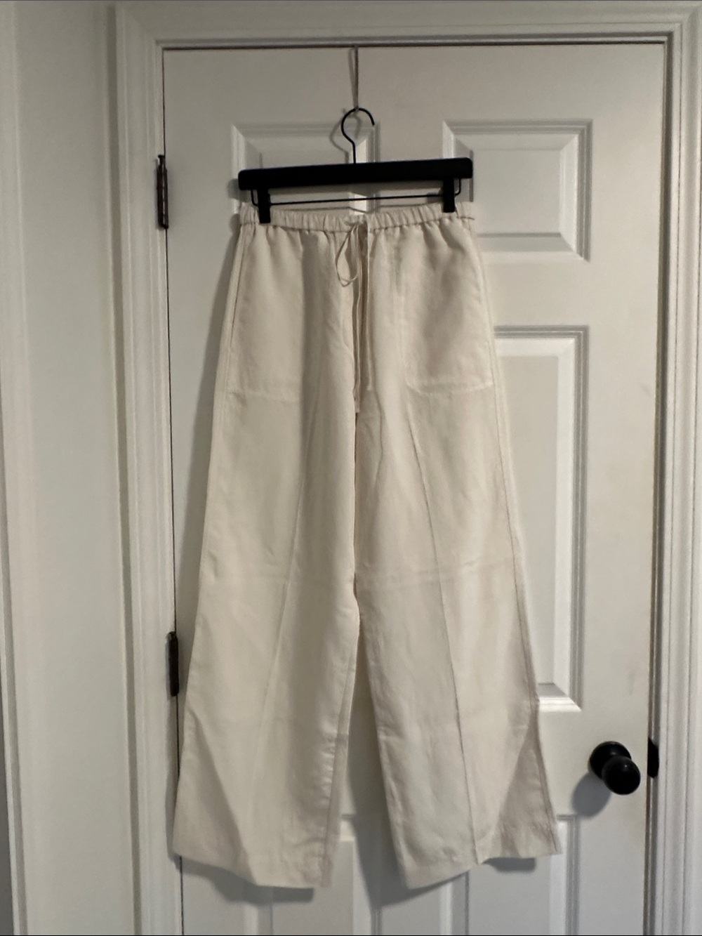 NWOT Toteme Fluid Drawstring Trousers in White size EU34 - Picture 2 of 11